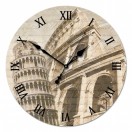 Настенные часы из стекла Династия 01-004 "Старинная Италия"
