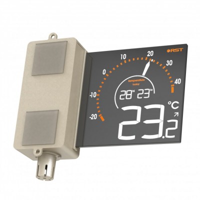 RST 01091 Оконный термометр с инверсивным зеркальным дисплеем