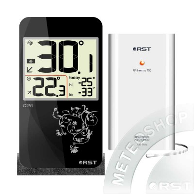 RST 02251 Цифровой термометр с радиодатчиком iPhone style