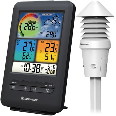Bresser «4 в 1» Wi-Fi Метеостанция с UV-датчиком и цветным дисплеем