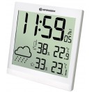Bresser TemeoTrend JC LCD,Метеостанция (настенные часы)  белая