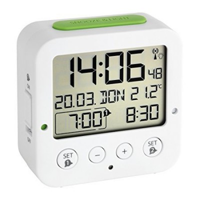 TFA 60.2528.02 Часы будильник с термометром