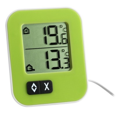 TFA 30.1043.04 Термометр электронный "Moxx", зеленый